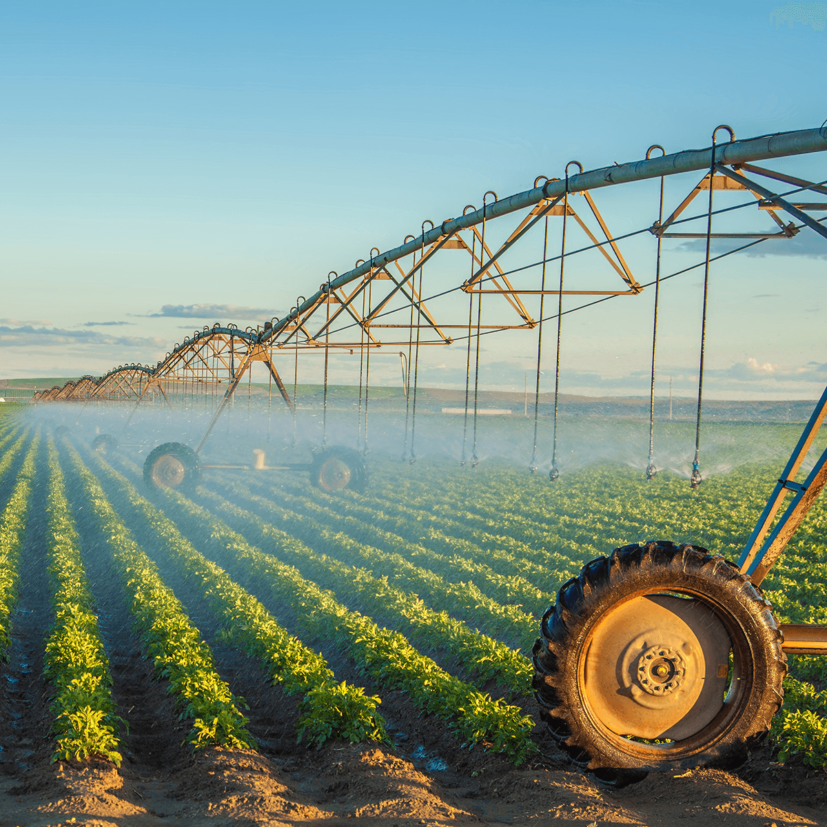 Crop irrigation machinery
